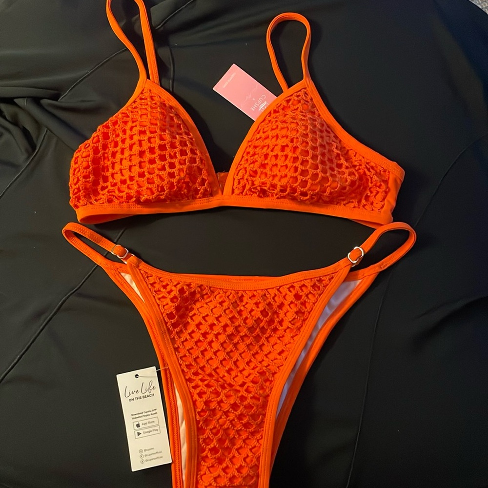 Orange Size S Brand New Bikini NWT